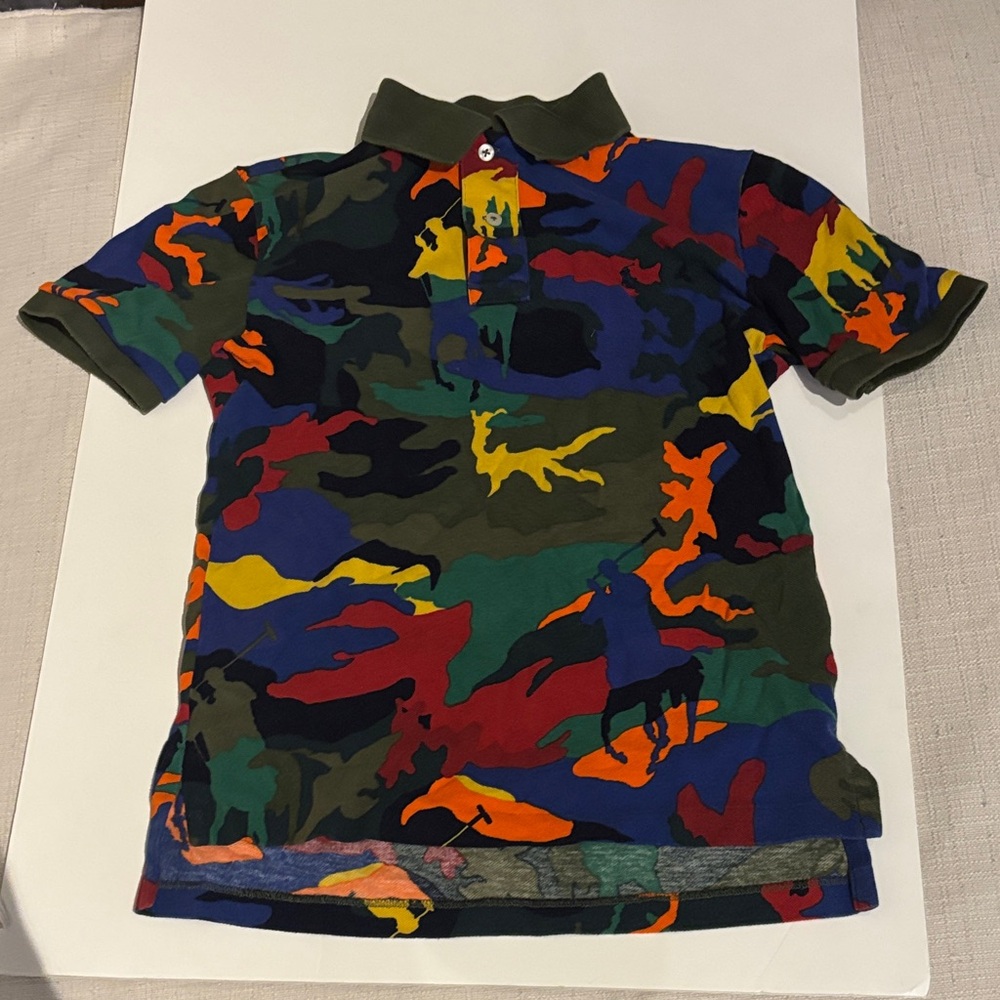 Polo by Ralph Lauren Multicolor Camouflage Kids Polo